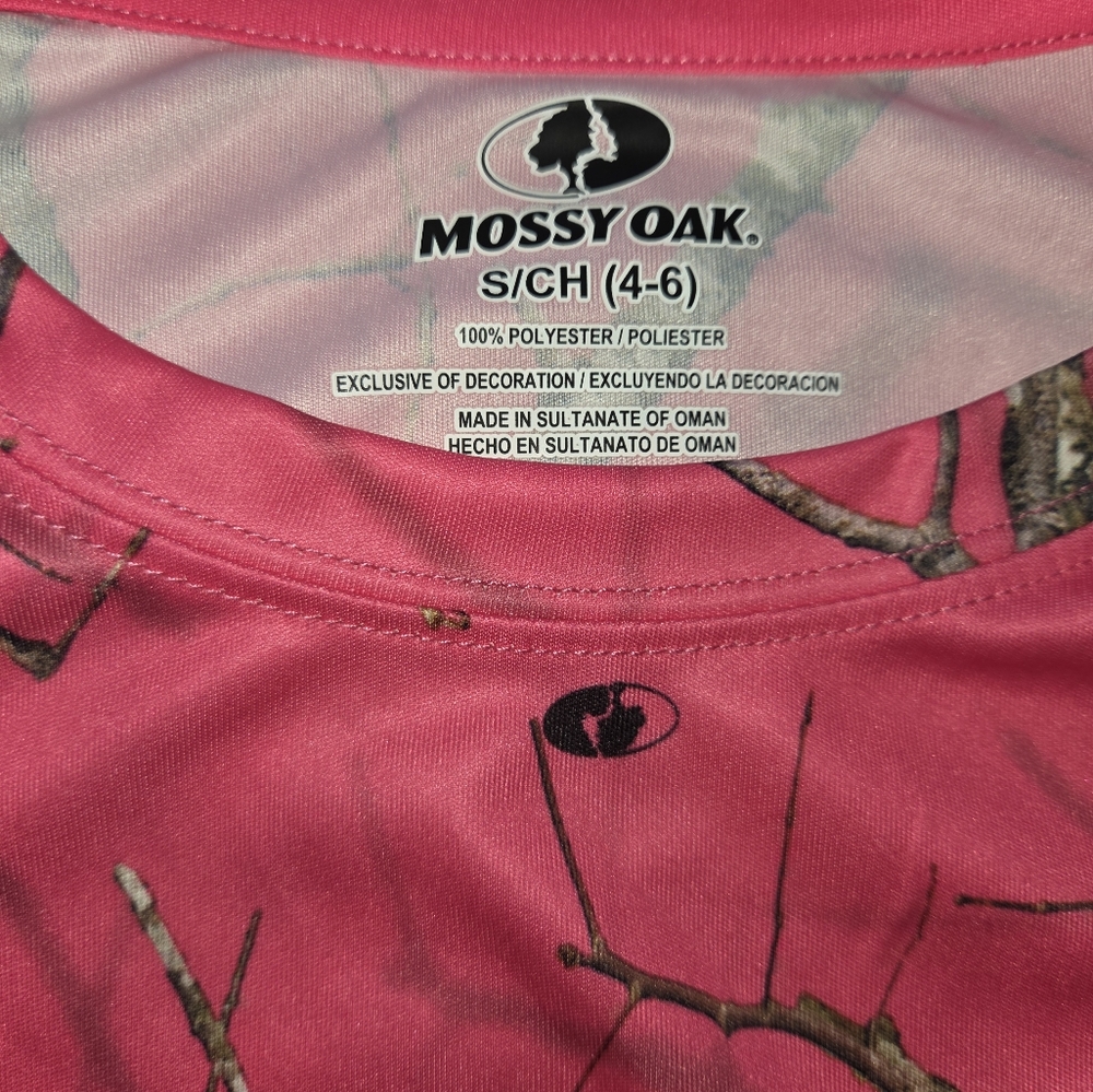 Pink Camouflage Long Sleeve Shirt Small - Picture 3 of 3